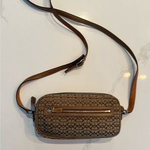 Vintage Coach Logo Camera Bag